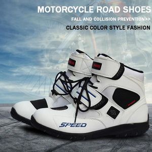 Chaussures de cyclisme Topfight Pro Biker Moto bottes de route pour hommes femmes respirant nuit courte boucle de crochet Moto