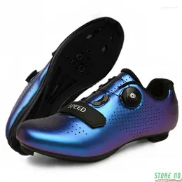 Chaussures de cyclisme ultra-légumes auto-verrouillables en VTT en VTT SPD Pédale Racing Road Bike Flat Bicycle Sneakers Unisexe