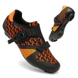 Fietsschoenen Unisex Gebreide Sneakers MTB Heren Snelheid Wegfiets Carbon Racing SPD Mountainbike Plat Lockless