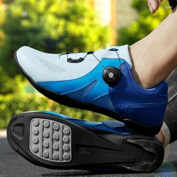 Zapatos de ciclismo Upline Road para hombre, ultraligeros, profesionales, suela de goma, transpirables, zapatillas de deporte para bicicleta de talla grande 36-47