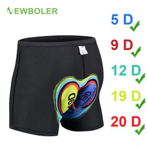 Shorts de cyclisme BOLER GEL Shorts de cyclisme 5D 20D Sous-vêtements pour hommes Shorts de vélo de montagne Sous-vêtements rembourrés pour vélo Descente vtt court 230412