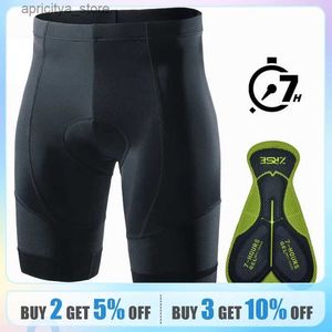 Shorts cyclistes shorts cyclistes hommes Gel Pad Bicyc vêtements Mtb Mountain Road Bike Downhill Enduro Vêtements Lycra Ma Femmes 2023 Été 7 heures L48