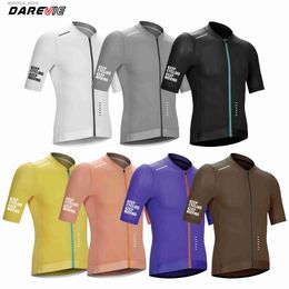 Shorts cyclistes Darevie Cycling Jersey 2024 COOL CYCLING MENSEY MEN FEMMES BESOIRAB MAN CYLOT MAILLOT RAPIDE SEC CYCLING JERSEY SLIM FIT PRO L48