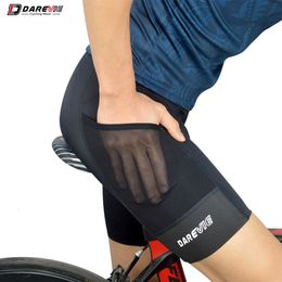 DAREVIE Cuissard De Cyclisme Hommes Avec Poche Élastique Lycra 3D Mince Rembourré Antichoc Cyclisme Court D'été Cool Cuissard VTT Route 230417