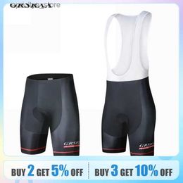 Pantalones cortos de ciclismo grsrxx ciclismo cortos para hombres anti-slip g empuñaderos pantalones cortos de bicicleta a prueba de choque 5D respiratorio de ala para montar ciclismo corto l48 l48