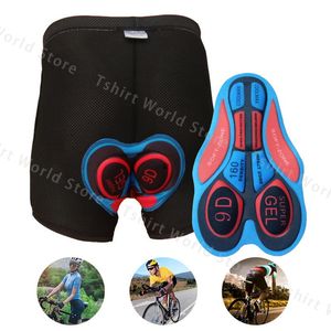 Fietsbroek Padded Fiets Korte Maat XXS5XL Broek Hoge Kwaliteit Unisex Zwart fietsen Comfortabel Ondergoed Spons Gel 230717