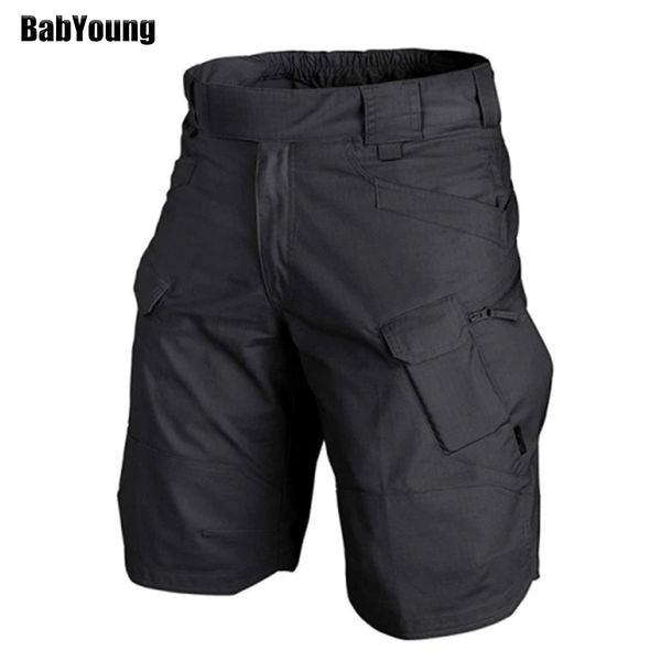 Pantalones cortos de ciclismo equipo de verano Mtb pantalones de descenso impermeable transpirable hombres ropa de bicicleta bicicleta de carretera motocicleta Cargo Bottoms 230717