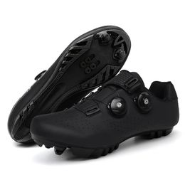 Sneaker Cycling Mtb Men Sport Road Boots Boots Flat Racing Speed Sneakers Trail Mountain Bicycle Footwear SPD PEDAL CYCLING SHOIS 240416