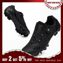 Fietsen Sneaker MTB Mannen Sport Racefiets Laarzen Platte Racing Snelheid Sneakers Trail Mountainbike Schoeisel Spd Pedaal Fietsschoenen 231220