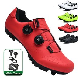 Fietsen Sneaker Mtb Pedaal Fietsschoenen Platte Mountain Fietsschoenen Cleat Schoenen Rb Snelheid Schoeisel Man Vrouwen Zelfsluitend 240313