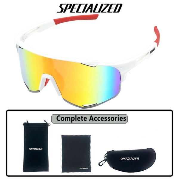 Lunettes de soleil polarisées pour hommes, nouveau Design Original, monture blanche, sport, Uv400, installation facile, vélo de course vtt