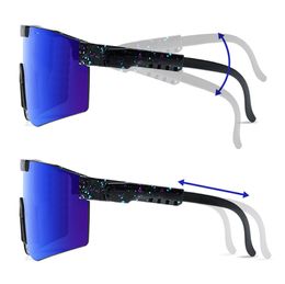 Fiets zonnebril originele sport Google Wayfarer TR90 gepolariseerd zonneglas voor mannen vrouwen buiten winddichte brillen brillen UV 400 gespiegelde lens MTB fietsen fietsbril 15