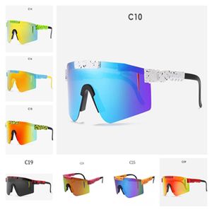 Lunettes de soleil de cyclisme lunettes de plein air sport lunettes de conduite polarisées hommes femmes vtt lunettes de vélo de route lunettes de Skibov4 lentille rouge tr90 cadre protection uv400 PITS-01