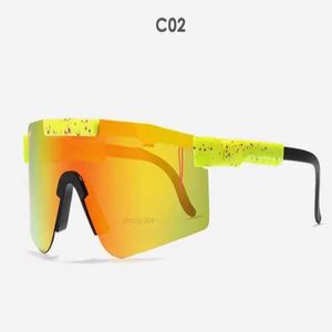 Gafas de sol de ciclismo Deportes al aire libre Gafas de conducción polarizadas Hombres Mujeres MTB Bicicleta de carretera Gafas Gafas de esquíBov4 Lente roja Tr90 Marco Protección Uv400 H 0WOZ