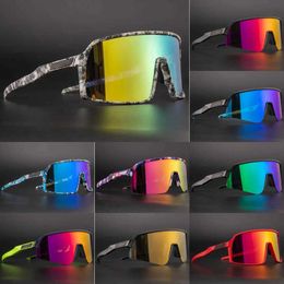 2024 5A lunettes de soleil de cyclisme UV400 3 lentilles lunettes de cyclisme sport lunettes d'équitation en plein air lunettes de vélo polarisées