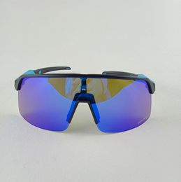 Lunettes de soleil de cyclisme lentille UV400 lunettes de cyclisme Sports de plein air lunettes d'équitation lunettes de vélo 3 lentilles avec étui pour hommes femmes OO9464