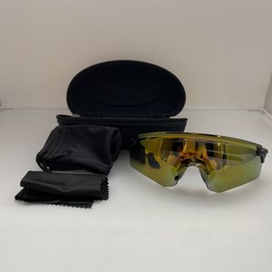 Lunettes de soleil de cyclisme UV400 Lentille Lunettes de cyclisme Sports de plein air Lunettes d'équitation Lunettes de vélo VTT avec étui pour hommes femmes OO9471