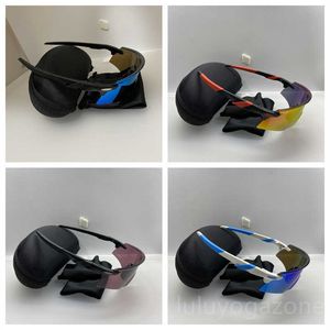 Lunettes de soleil de cyclisme Uv400 Lens Cycling Eyewear Sports 2023 Designer Outdoor Riding High Quality Glasses Mtb Bike Goggles with 1 Lens Case for Man Woman Oo9471