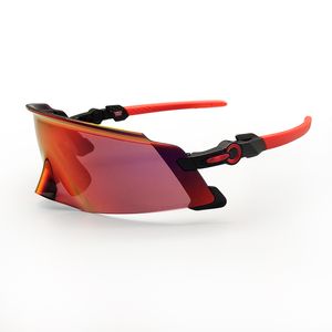 Lunettes de soleil cyclistes UV400 Lens Eyewear Sports extérieurs verres d'équitation MTB Goggles avec étui pour hommes femmes OO9455