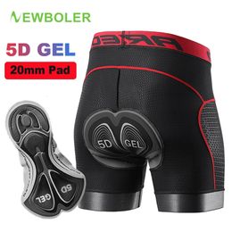 Fietsondergoed BOLER Heren fietsshorts Dames fietsondergoed 5D gelpad Schokbestendig Fietsen Onderbroek MTB Biker Shorts Fiets 231023