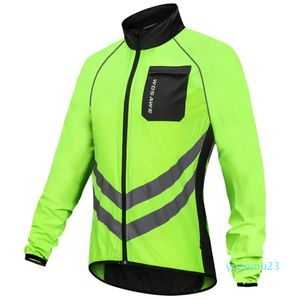 Fietsen Windjack High Visibility Fietsshirt Road MTB Regenjas Reflecterende Fietskleding Winddicht Waterdicht Fietsjack 22