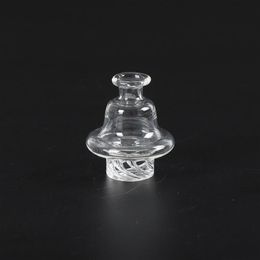 Cyclone Riptide Carb Capeur tournure Smoke Clear Glass Caps pour 25 mm Bangers à haut plat Dome Terp Pearl Quartz Banger Nail Bossih Bongs