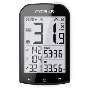 Cycplus M1 GPS Bicycle Computer Cycling Speedometer Bluetooth 50 Ant Ciclismo Speed Metter pour Garmin Zwift Bike Accessoires 240416