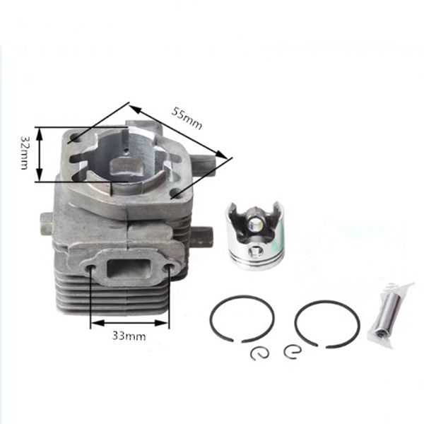 Kit de cylindre 32mm pour ZENOAH KASEI KS360 KS375 22.5CC zylinder piston anneau clips assemblage 2300 2310 pièces de coupe tête