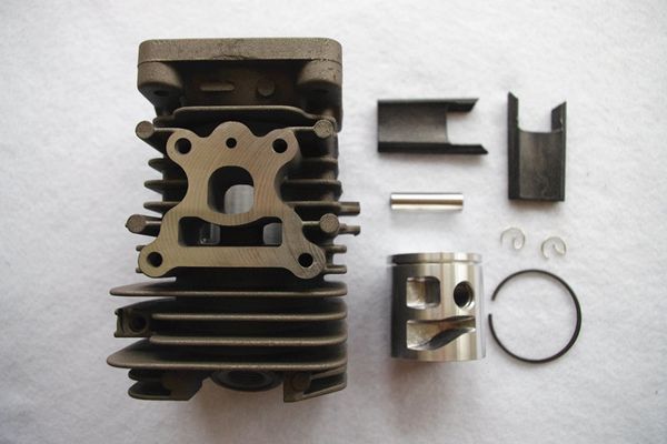 Kit cylindre 41mm, revêtement chromé pour Partner MCCULLOCH MAC CAT 742 840 842, assemblage de clips de segments de piston de tronçonneuse