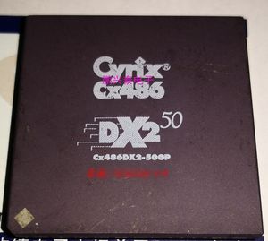 Cyrix CX486 DX2 Circuits intégrés Composants électroniques CI CX486DX2-50GP, Gold CPGA-168 Pins Boîtier en céramique. Microprocesseur 486 Vintage, 486DX2 ancien cpu Collect