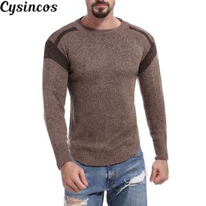 Cysincos Merk Mannelijke Pullover Trui Mannen Gebreide Jersey Gestreepte Sweaters Mens Knitwear Kleding Suter Hombre Camisa Masculina