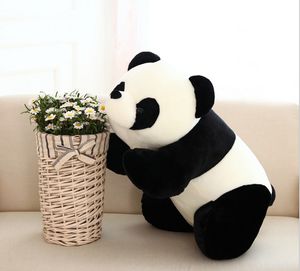 CZ schattige panda pop knuffels, 25-60 cm knuffeldieren, kussen, kussen, ornament voor feest kerst kind verjaardag geschenken, woondecoratie