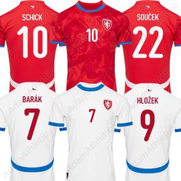 Jersey tchèque 2024 SCHICK SOUCEK TRAPOSSION CNECH DU FOOTBALLE 24 25 BARAK HLOZEK Jurasek Soccer Jerseys