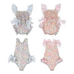 CZJW ONE-PIECES NAGAS DE NAVISO AMOI Fashion Nylon Baby One Piece Sling Blue Pink Pink Lindo Beach Swimsuit 2y-6y D240521