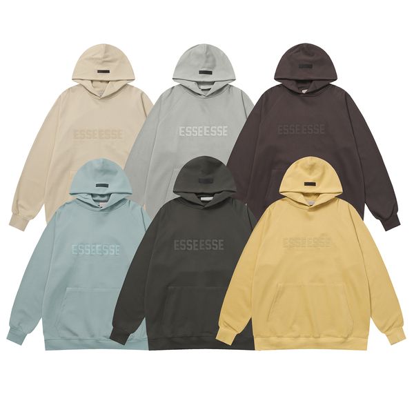 CZTOP – sweat à capuche épais avec lettres floquées, en coton de haute qualité, Ropa unisexe, nouvelle collection automne/hiver 2023, FOG Essenti-saison 9