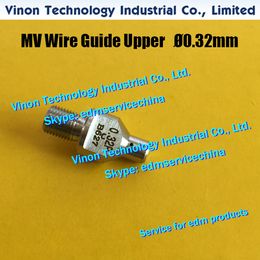 d = 0,32 mm Guide-fil supérieur MV MV136 pour Mitsubishi MV1200, MV2400. X052B627G63, X052B662G62 Guide de matrice de diamant supérieur 0,32 mm pour Mitsubishi MV