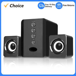 D-202 USB CONGRUSTÉ CHILIAGE SERS Computer SERS STEREO Music Player Subwoofer Sound pour ordinateur portable de bureau