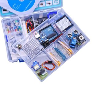 Freeshipping d Advanced Version Starter DIY Kits Learn Suite Kit LCD 1602 pour U / R / 3 Avec CD Tutoriel EU / US Plug