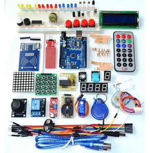 Livraison gratuite d Kit de démarrage de version avancée, les kits d'apprentissage RFID LCD 1602 pour le développement de bricolage