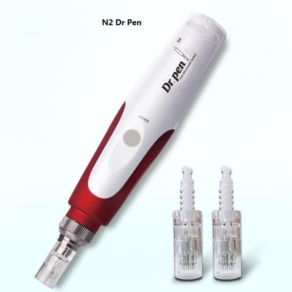 D Dr Pen N2 Dispositivo eléctrico para el cuidado de la piel tatuaje Microblading Derma tatuaje aguja pluma mesoterapia herramienta de belleza Facial cara con el hogar