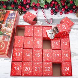 D.G.Joueur 1008 PCS Christmas Avent Calendrier Calendrier de Noël Puzzles Puzzles Counders Calendrier de Noël Favors