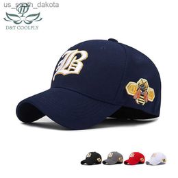 D T 2022 nouvelle mode casquette de Baseball hommes et femmes unisexe coton matériel Cool LB brodé abeille réglable chapeau de soleil L230523