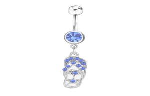 D0084 Schoenstijl Belly Navel Button Ring LTBLUE01234563287859