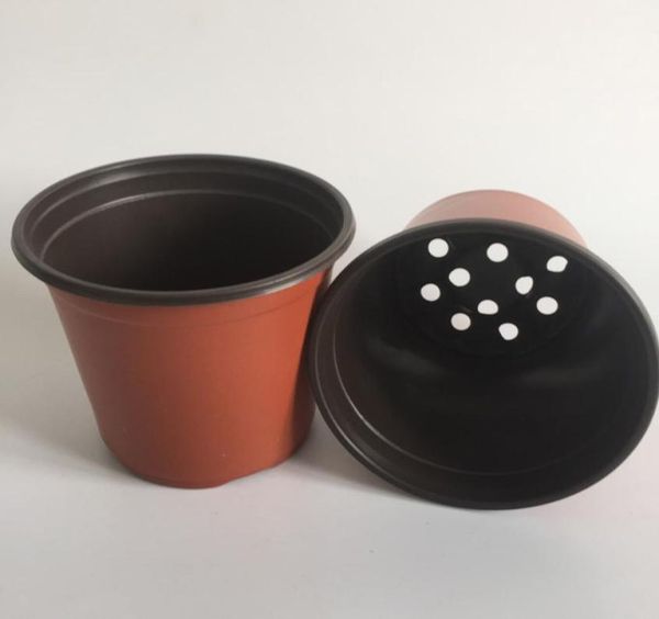 D12XH11CM Pot de fleur calibre résistance à la corrosion pots de fleurs en plastique postoral pots de pépinière en plastique Pots de jardin SF094129018346