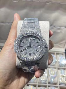 montres de luxe hommes montre montres de créateurs haute qualité mouvement montres hommes moissanite montre glacé montre diamant montre montre automatique montre mécanique 086