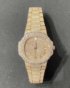montres de luxe hommes montre montres de créateurs haute qualité mouvement montres hommes moissanite montre glacé montre diamant montre montre automatique montre mécanique 104