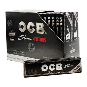 New ocb paper regular slim Size big Real packing edition Black Brown VS Raw Rolling Papers with filter 32 packs 50pcs/pack