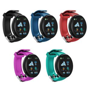 D18 Smart Bracelet Fitness Tracker Mira la pulsera de presión arterial IP65 Ip65 impermeable al agua con caja minorista para iPhone Android5575771