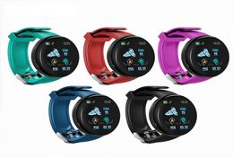 D18 Smart Watch Bluetooth waterdichte Smart Smart Bracelet Hartslag Hartslag Blooddruk Sport Tracker Smartwatch Men3596181