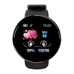 D18 Smart Watch Round Smartwatch Women Bekijk waterdichte sporttracker whatsapp voor Android voor iOS Watch